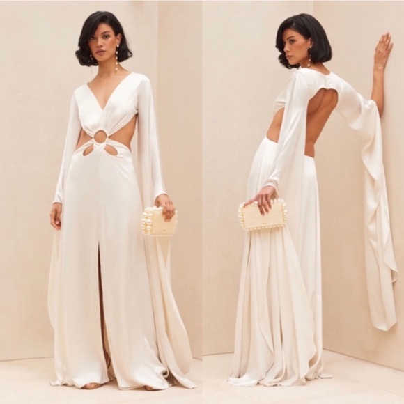 Cult Gaia Jasmin Silk Gown - Picture 5 of 13